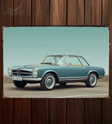Металлическая табличка Mercedes-Benz 230 SL (W113)
